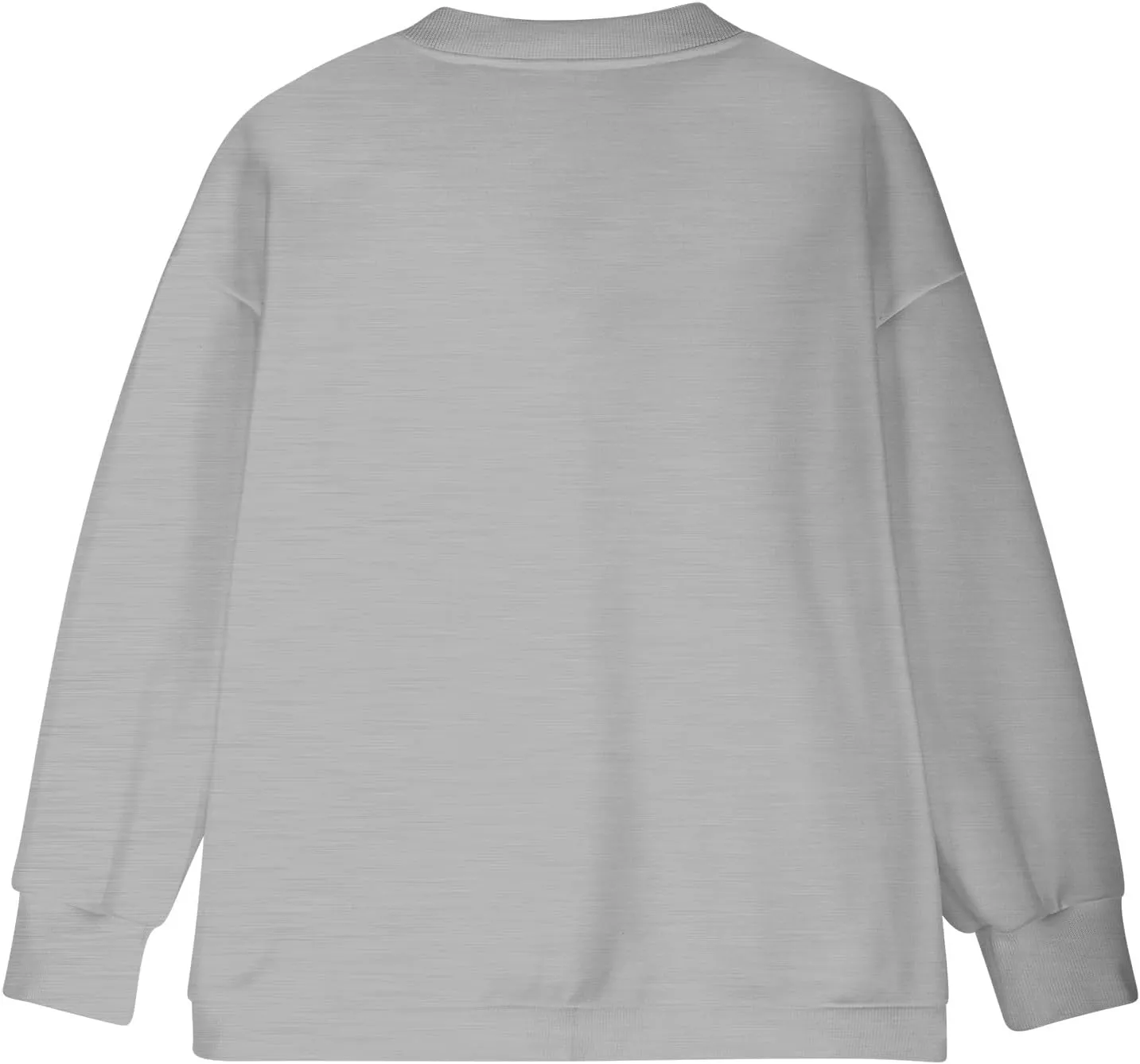 Akklian Women's Zip Up Sweatshirt Jacket No Hood Long Sleeve Casual Loose Outwear with Pockets 2024 Oversized Fashion Clothes
