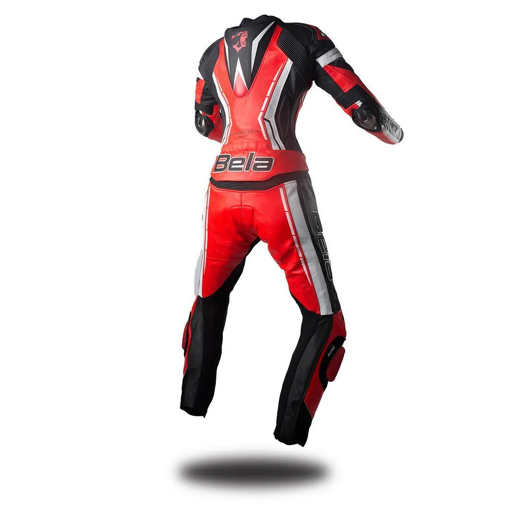 Bela Rocket Lady Motorcycle Racing 2 Piece Leather Suit