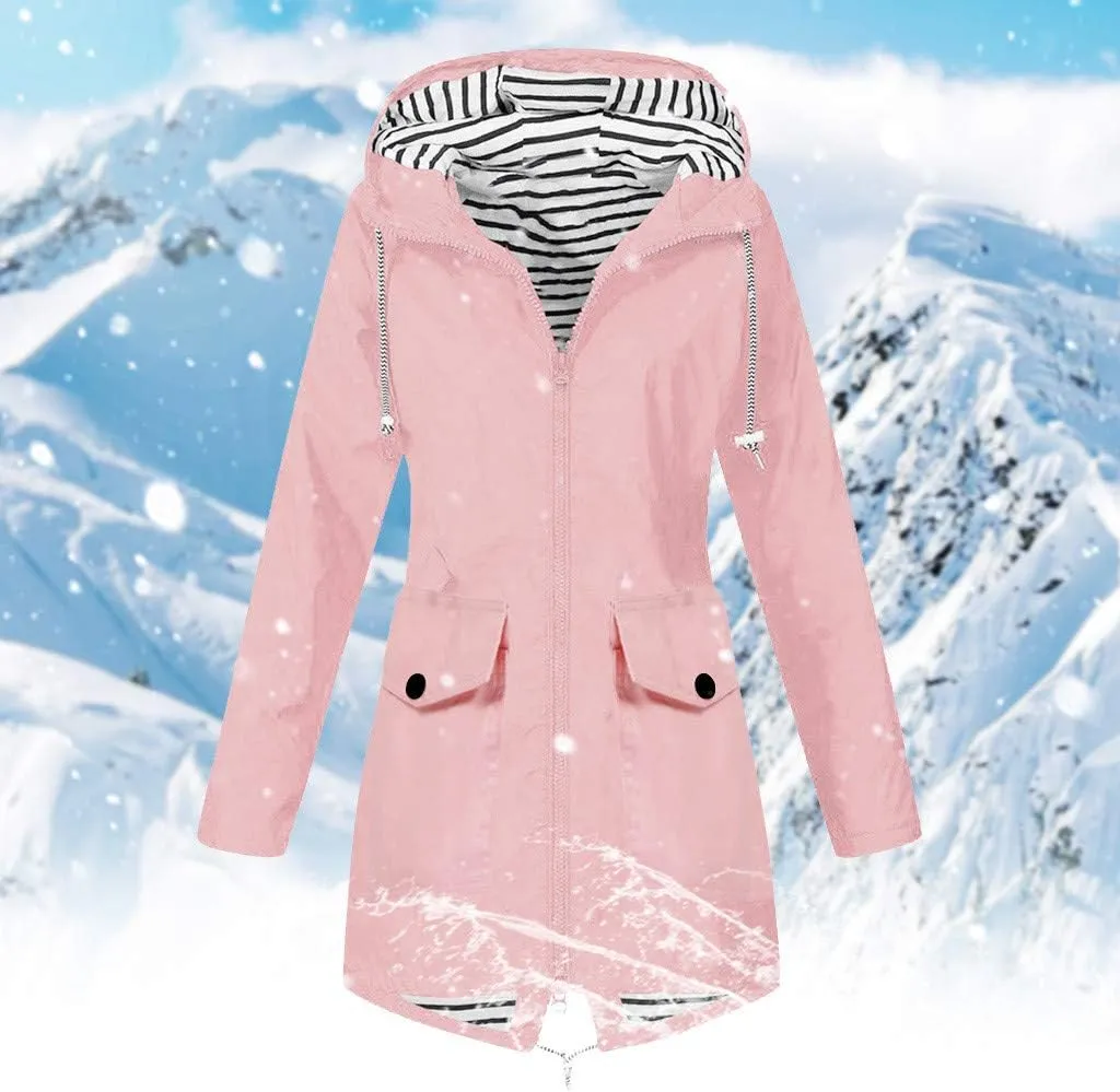 Double-Breasted Classic Lapel Overcoat Women Coat Rain Raincoat Women'S Coat Long Dress Jacket Coat for Women