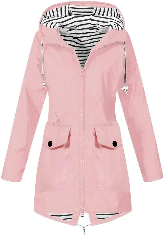Double-Breasted Classic Lapel Overcoat Women Coat Rain Raincoat Women'S Coat Long Dress Jacket Coat for Women