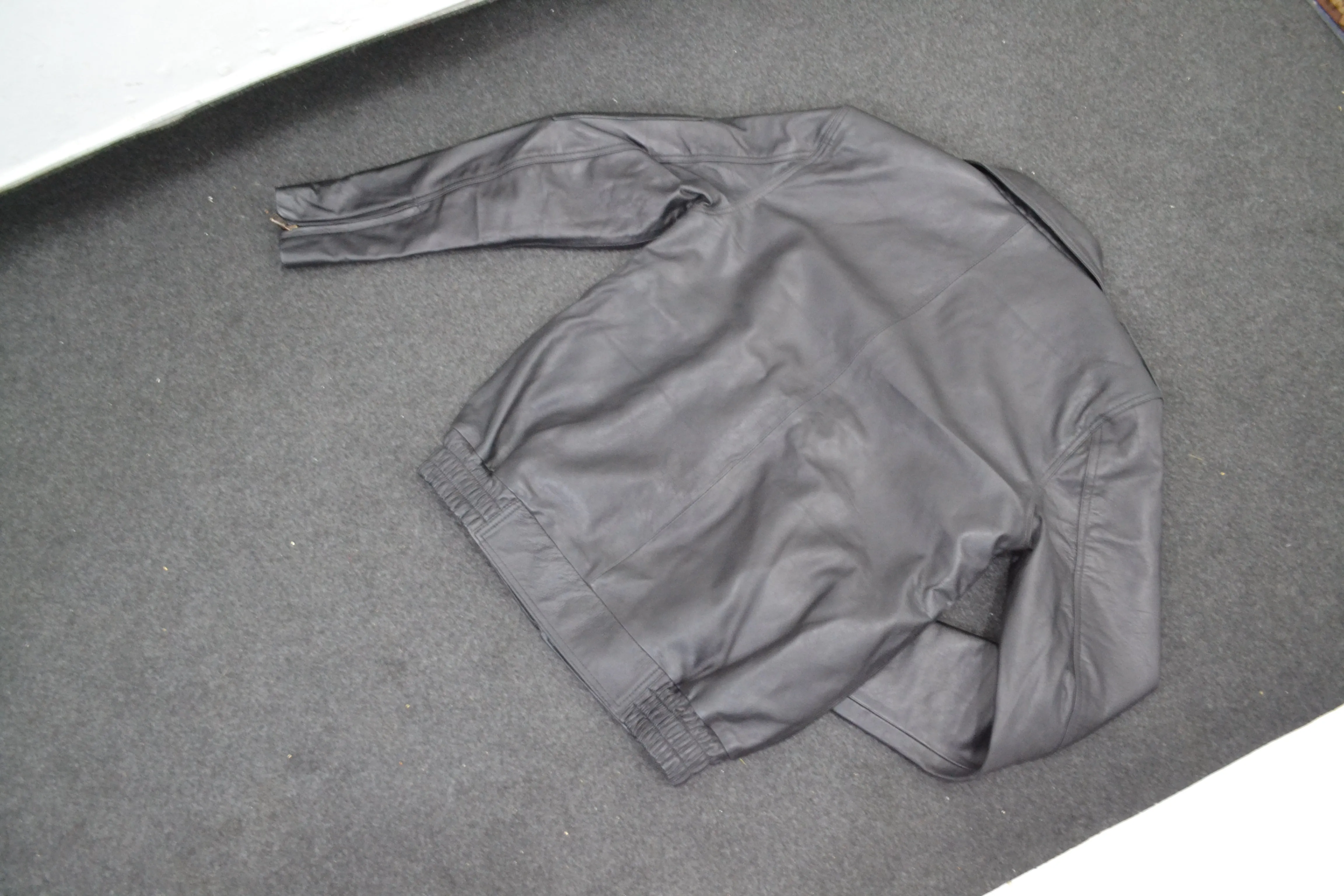 German Leather Police Jacket Deutsch Leather Jacket