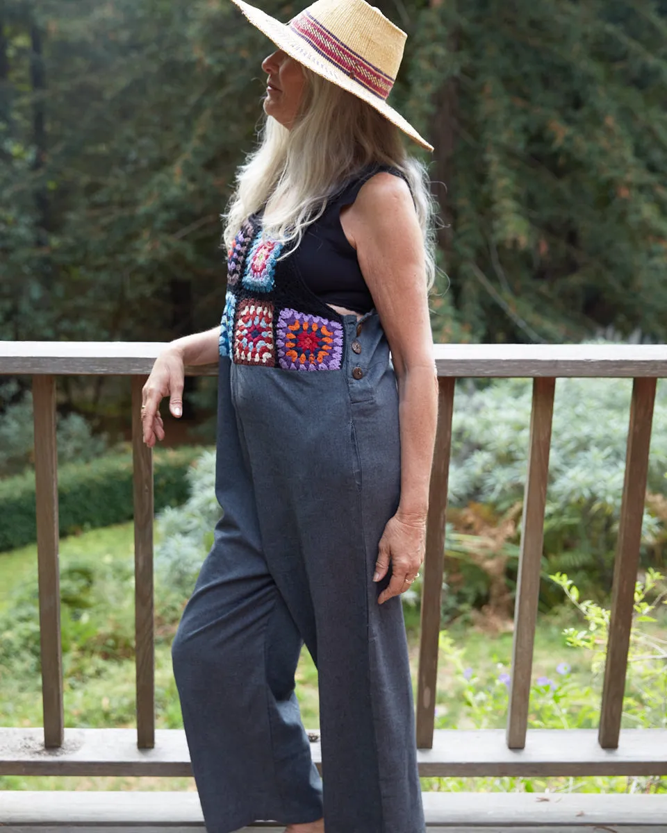 Granny Square Overalls