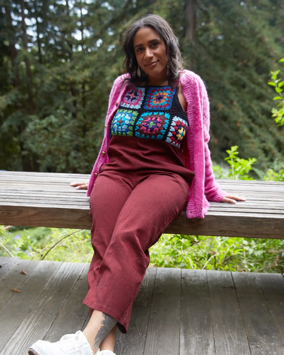 Granny Square Overalls