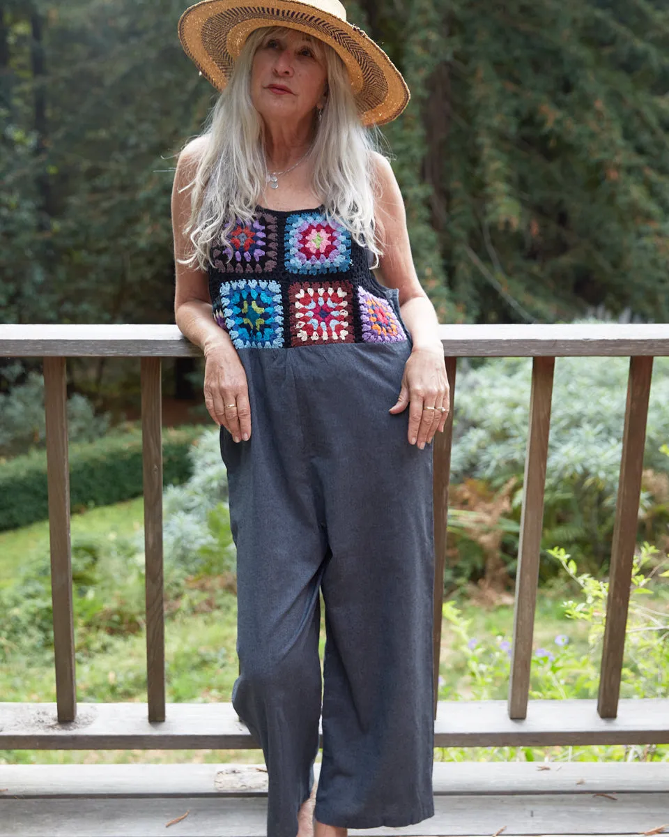 Granny Square Overalls