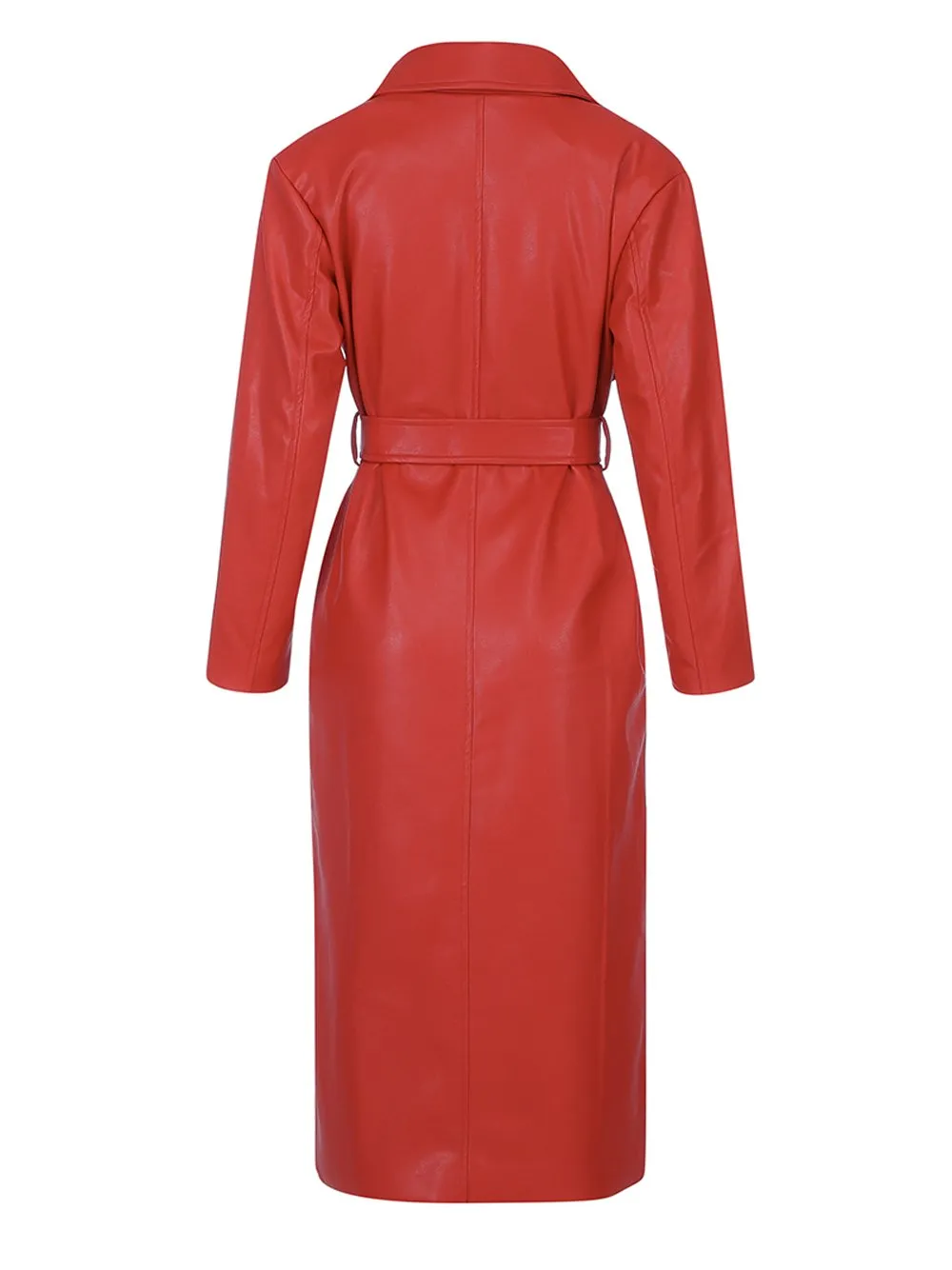 Leather Trench Coat