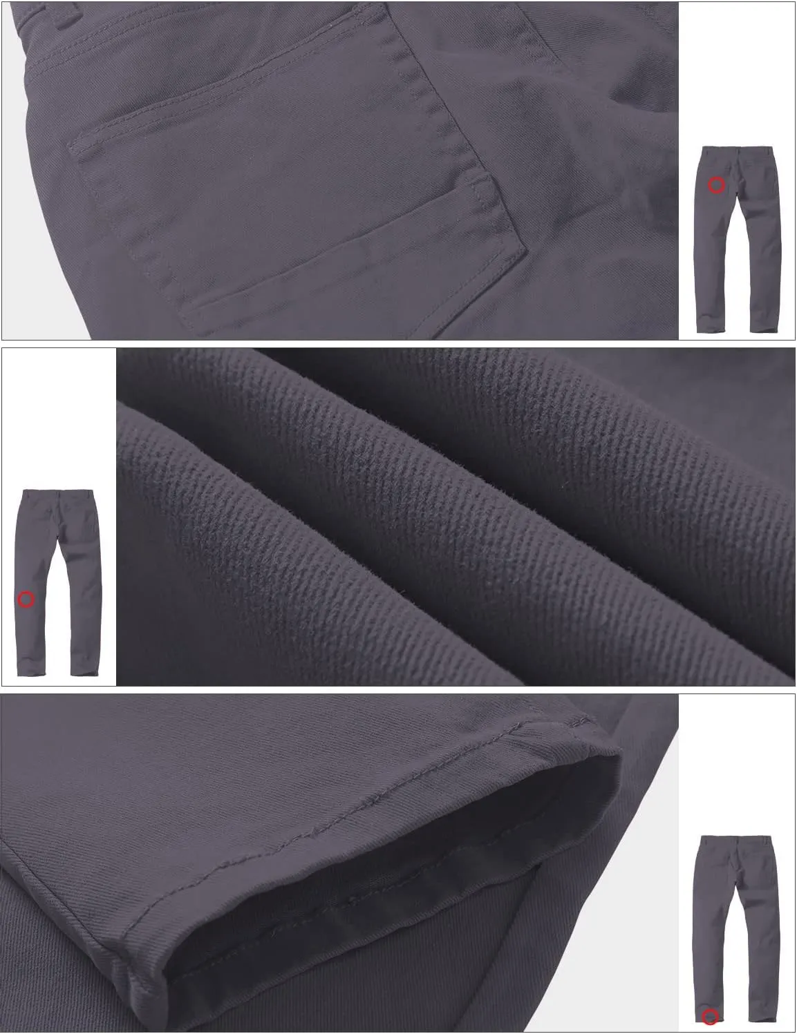 Match Men's Casual Straight Trousers#8140