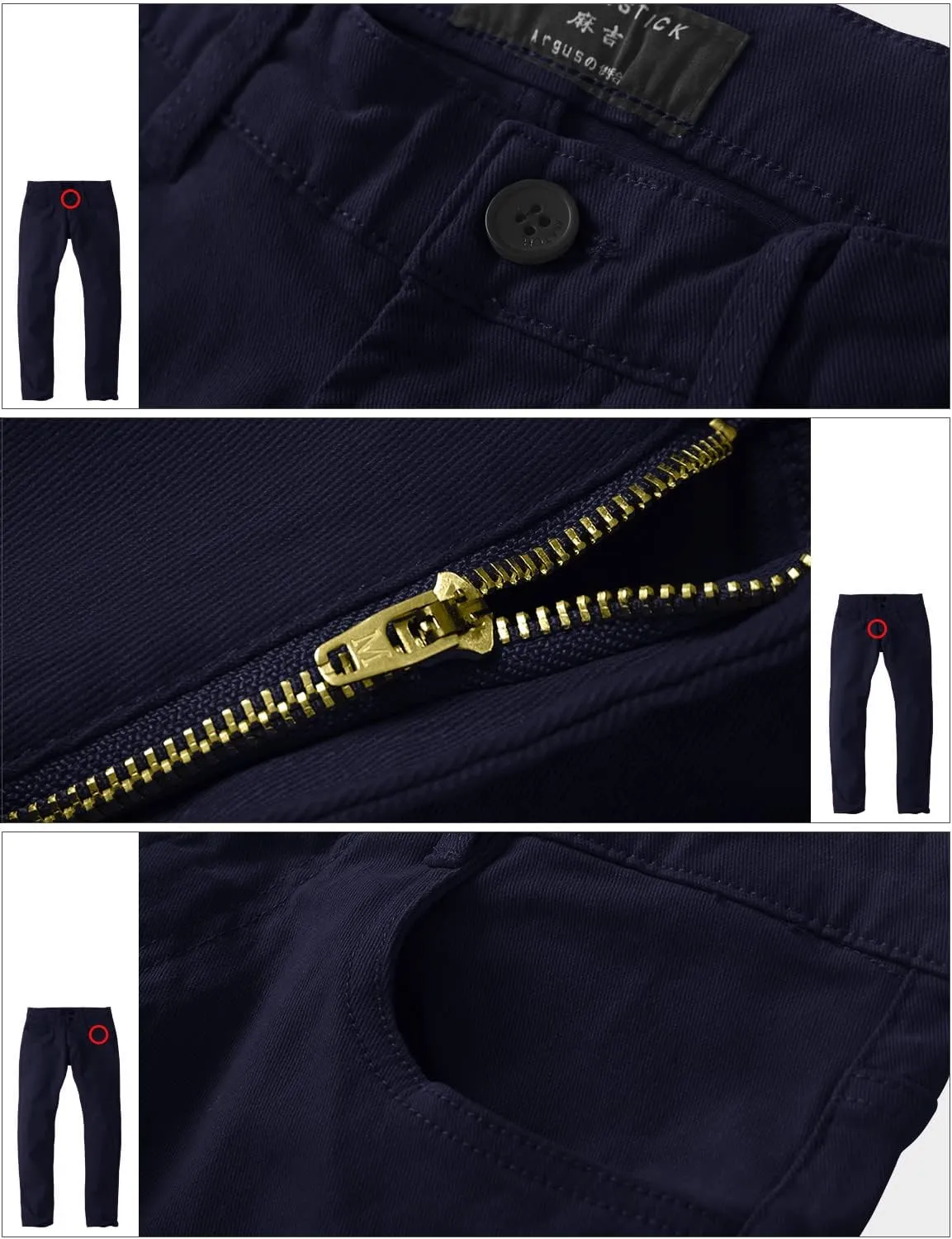 Match Men's Casual Straight Trousers#8140