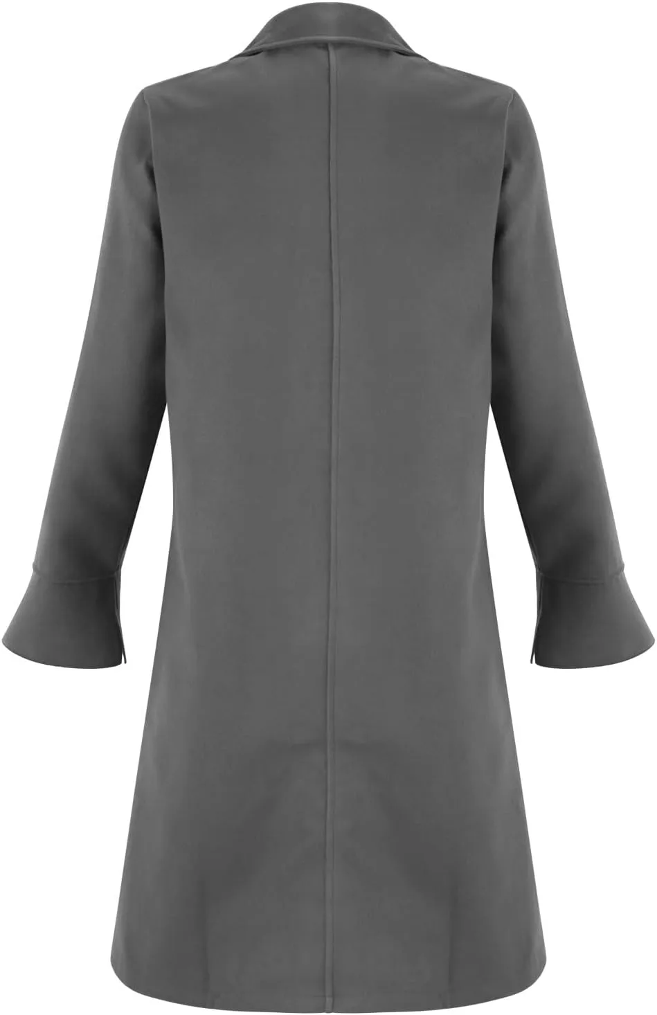 Mens Wool Blend Trench Coat Single Woolen Double Breasted Extended Coat men coat Men'S Trench Rain Coats