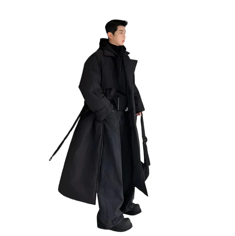 Padded Belted Trench Coat