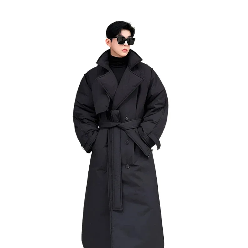 Padded Belted Trench Coat