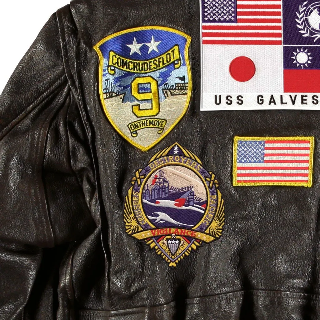 "MOVIE HEROES"© TOP GUN NAVY G-1 FLIGHT JACKET (Long)