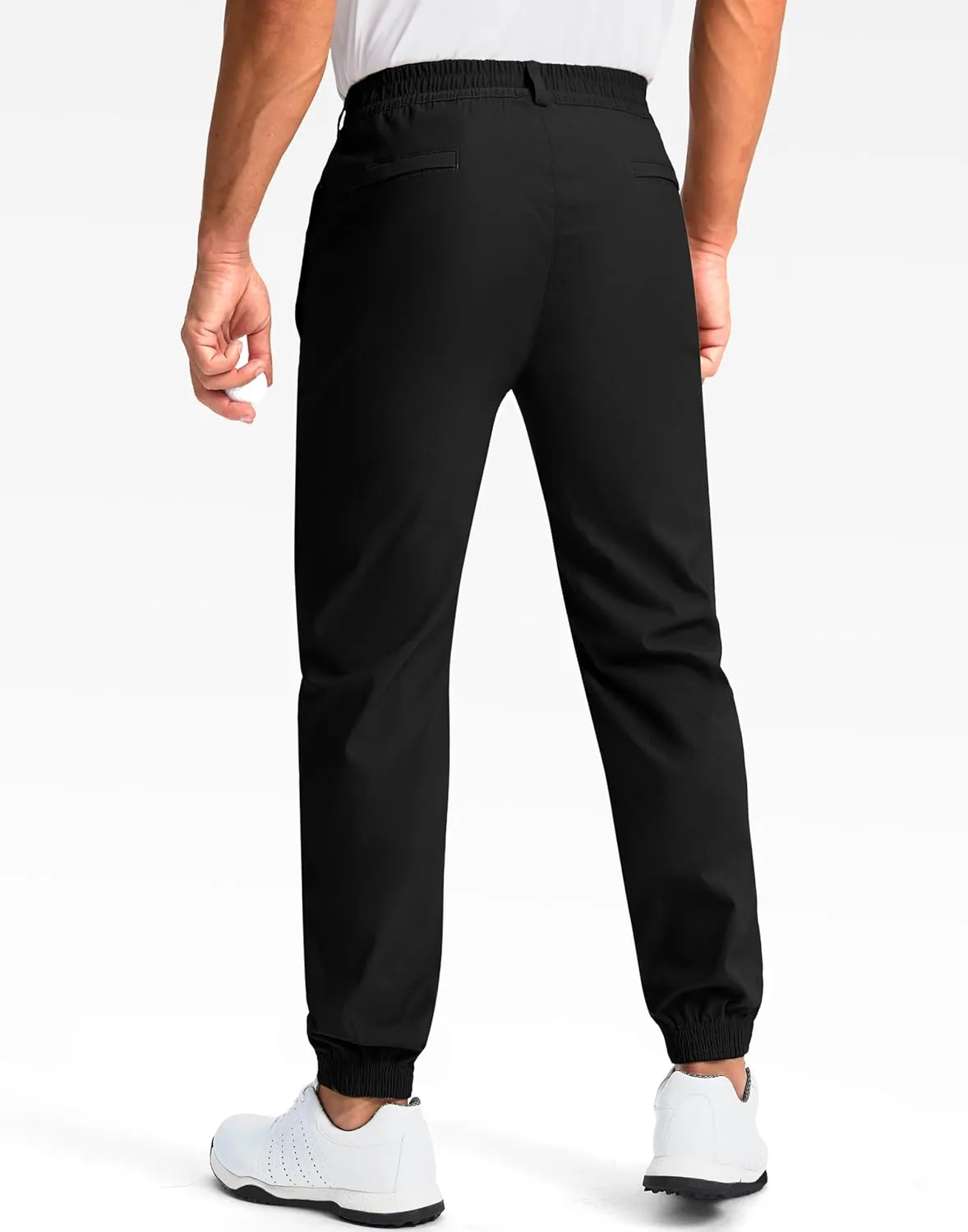 Soothfeel Men's Joggers Pants Stretch Golf Joggers 4 Pockets Slim Fit Work Dress Sweatpants Casual Athletic Travel Golf Pants