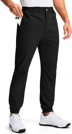 Soothfeel Men's Joggers Pants Stretch Golf Joggers 4 Pockets Slim Fit Work Dress Sweatpants Casual Athletic Travel Golf Pants