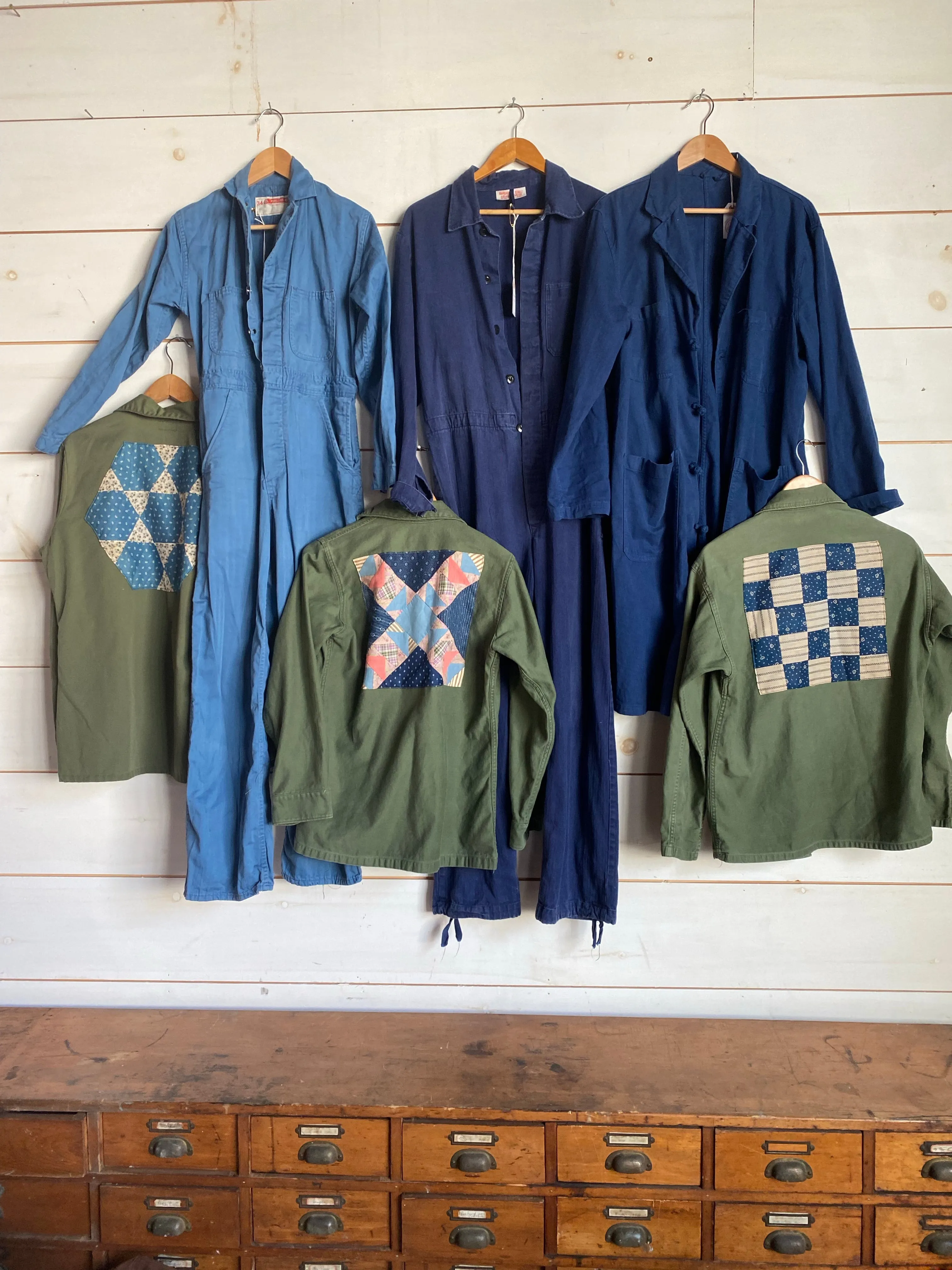 Vintage Indigo Jumpsuit - Light Blue