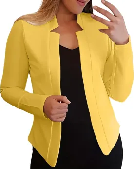 Women Petite Blazer Dressy Casual Work Suit Jackets Cute Croppped Cardigan Lightweight Open Front Short Sport Coats