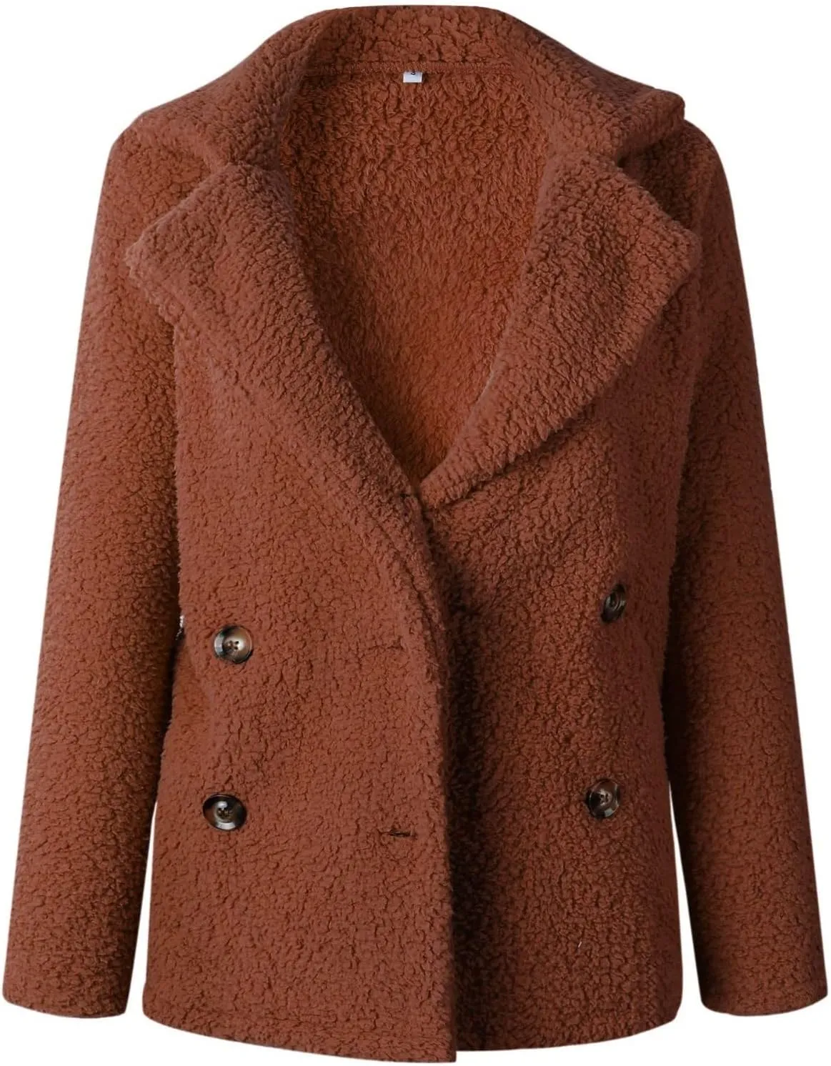 Women's Casual Fashion Loose Solid Color Hat Plus Fleece Collar Pocket Jacket